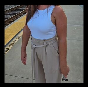 Express jumper with material wrap at waist, size medium